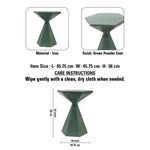Iron Side Table For Indoor-Outdoor, Home & Office