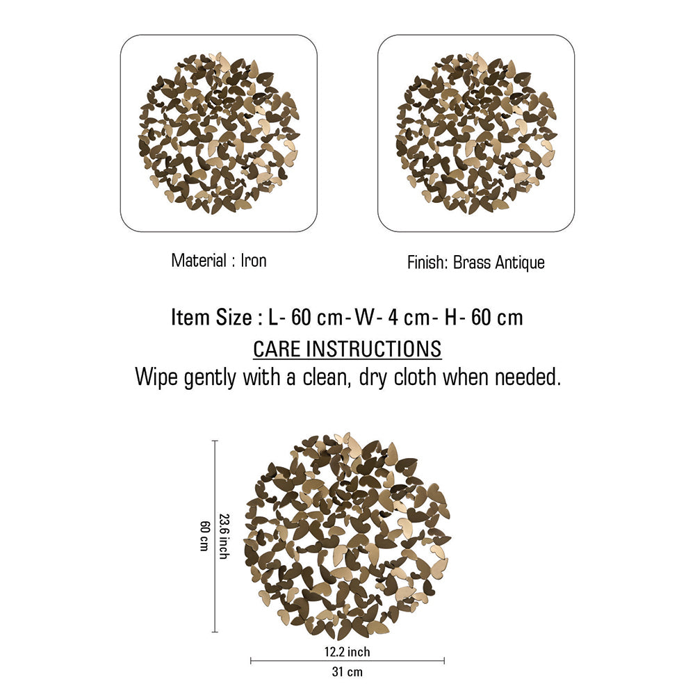 Iron Wreath for Home Décor