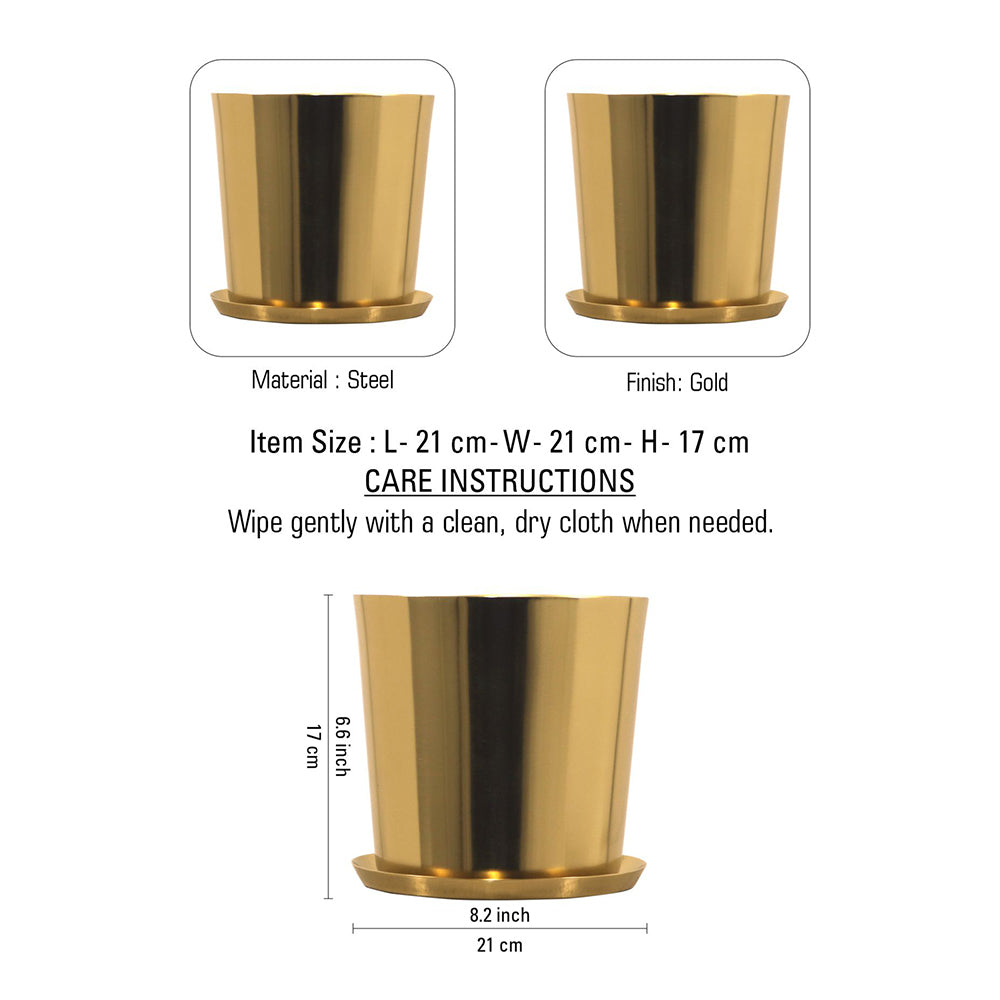 Metal Planters For Indoor / Outdoor Plants & Flowers