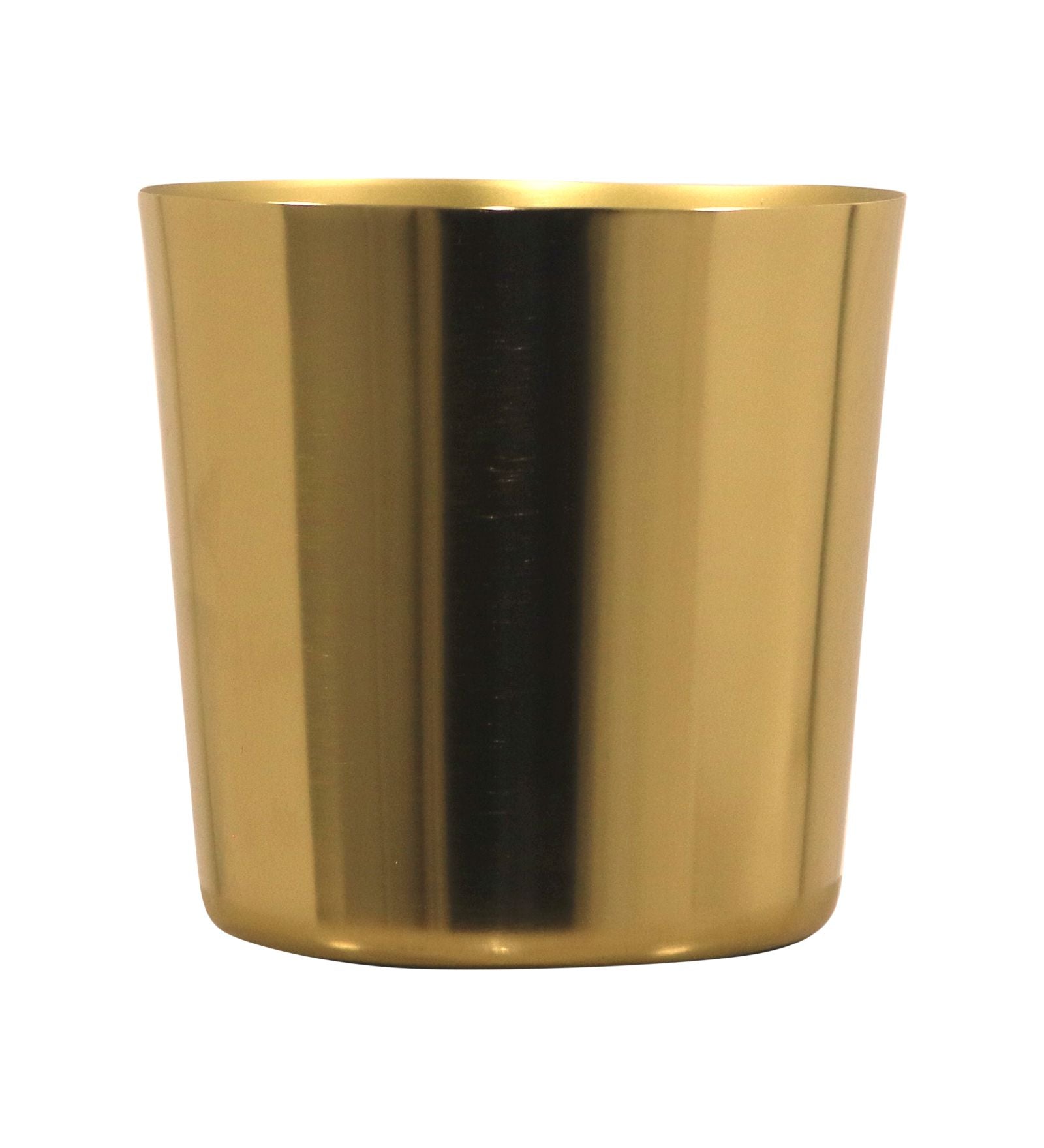 Tash Metal Planter, Large - Gold