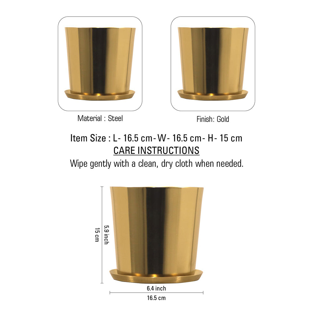 Metal Planters For Indoor / Outdoor Plants & Flowers