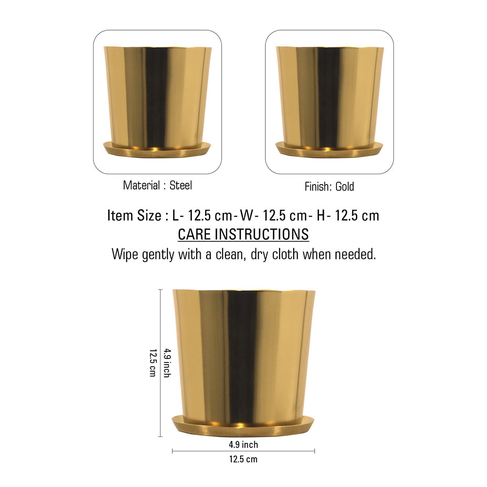 Metal Planters For Indoor / Outdoor Plants & Flowers