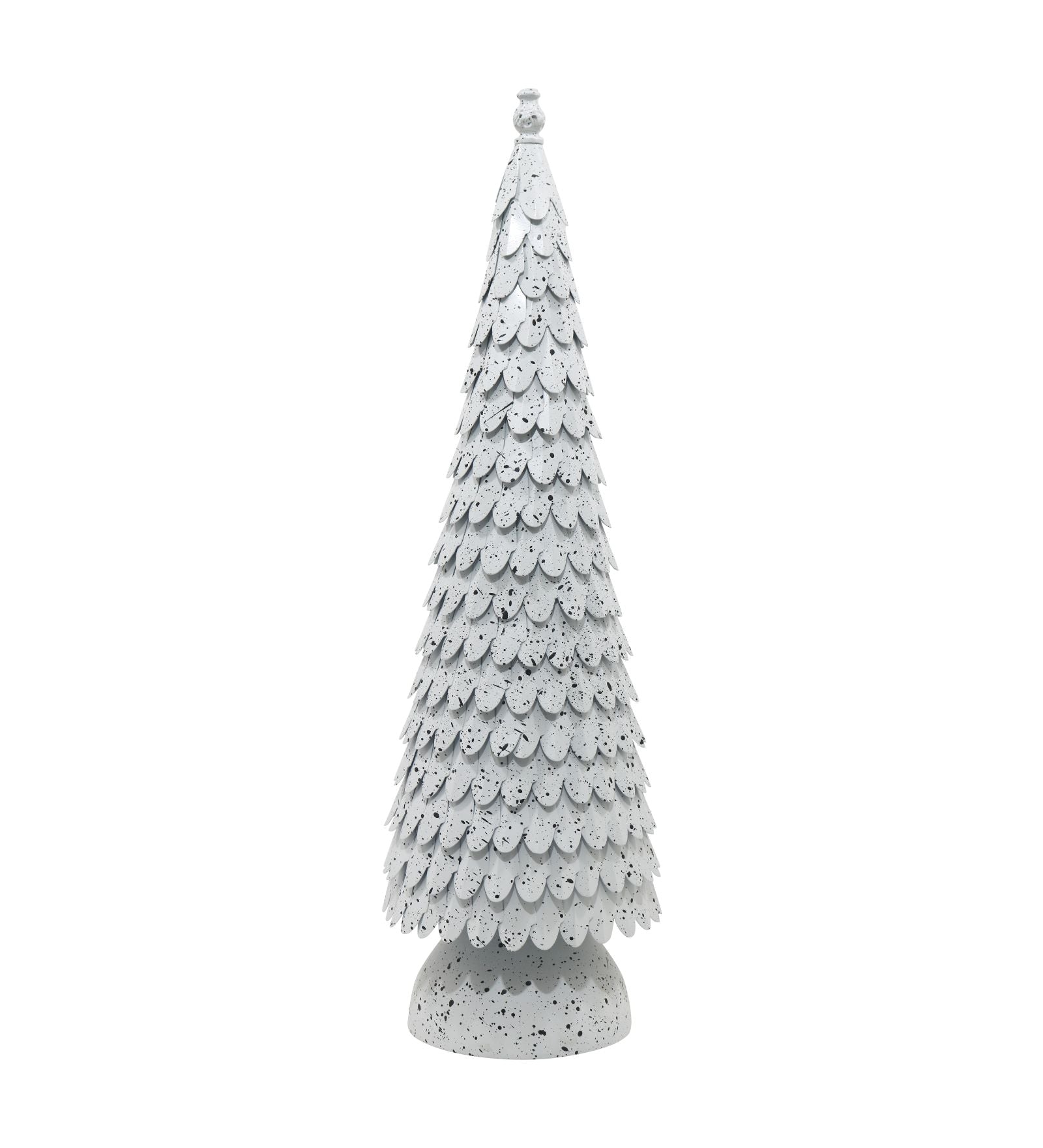Metal Christmas Tree Decorative Accent - White