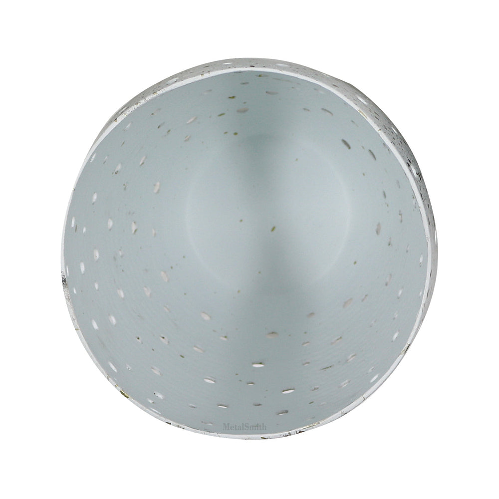 Decorative Votive Holders for Diwali, Festivals & Home Decor Speckled Stone Finish Votive Candle Holders with Wavy Edges