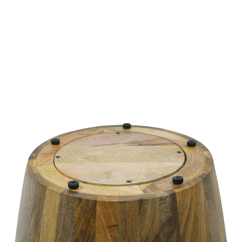Zenn Solid Wood Side Table - Natural
