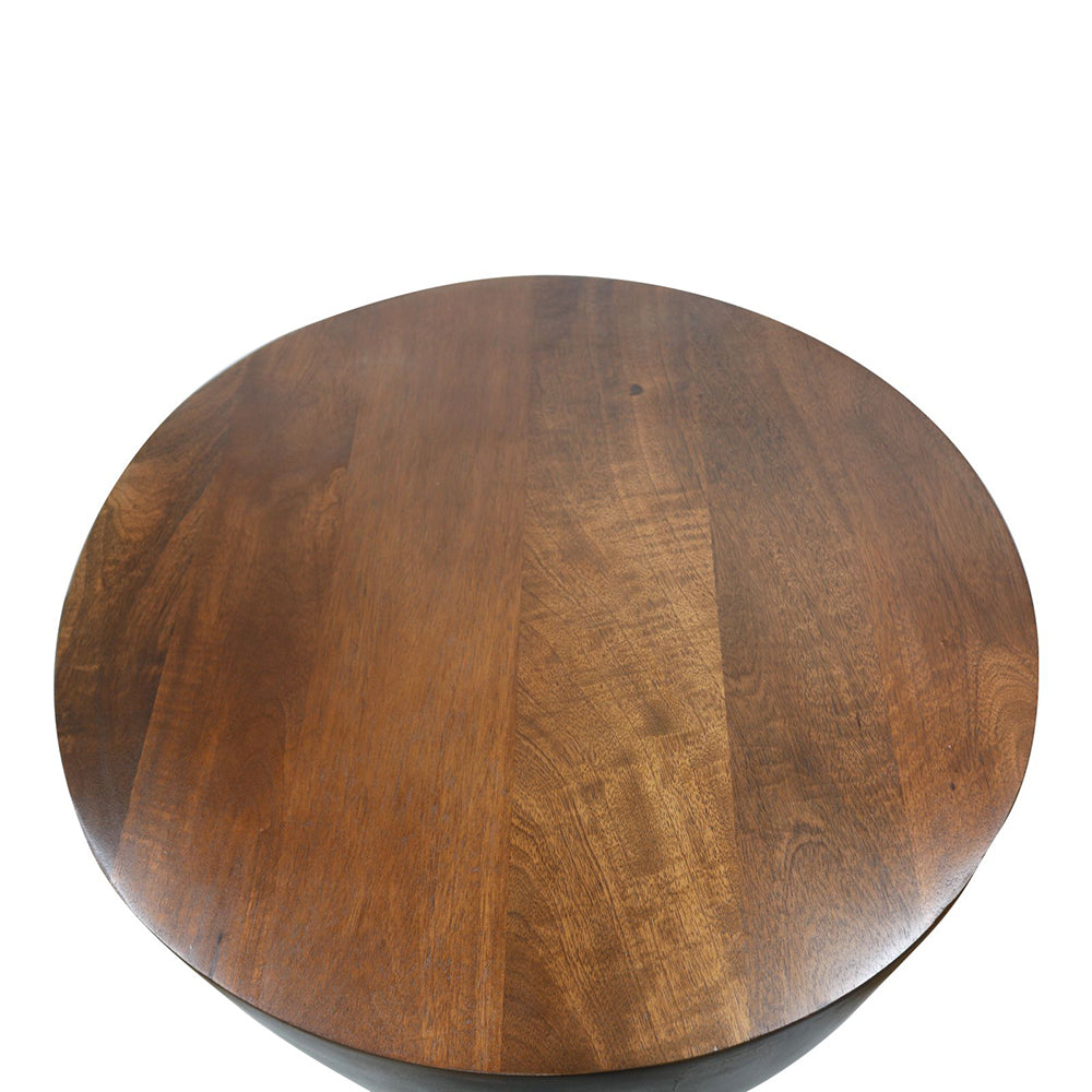 Solid Wood Side Table - Natural
