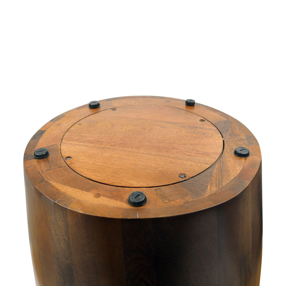 Solid Wood Side Table - Natural