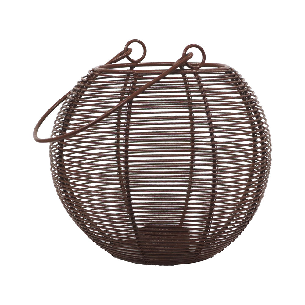 Iron Round Wire Lantern For Home Décor
