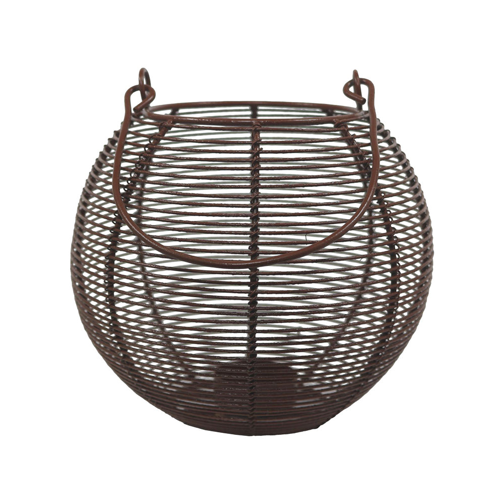 Iron Round Wire Lantern For Home Décor