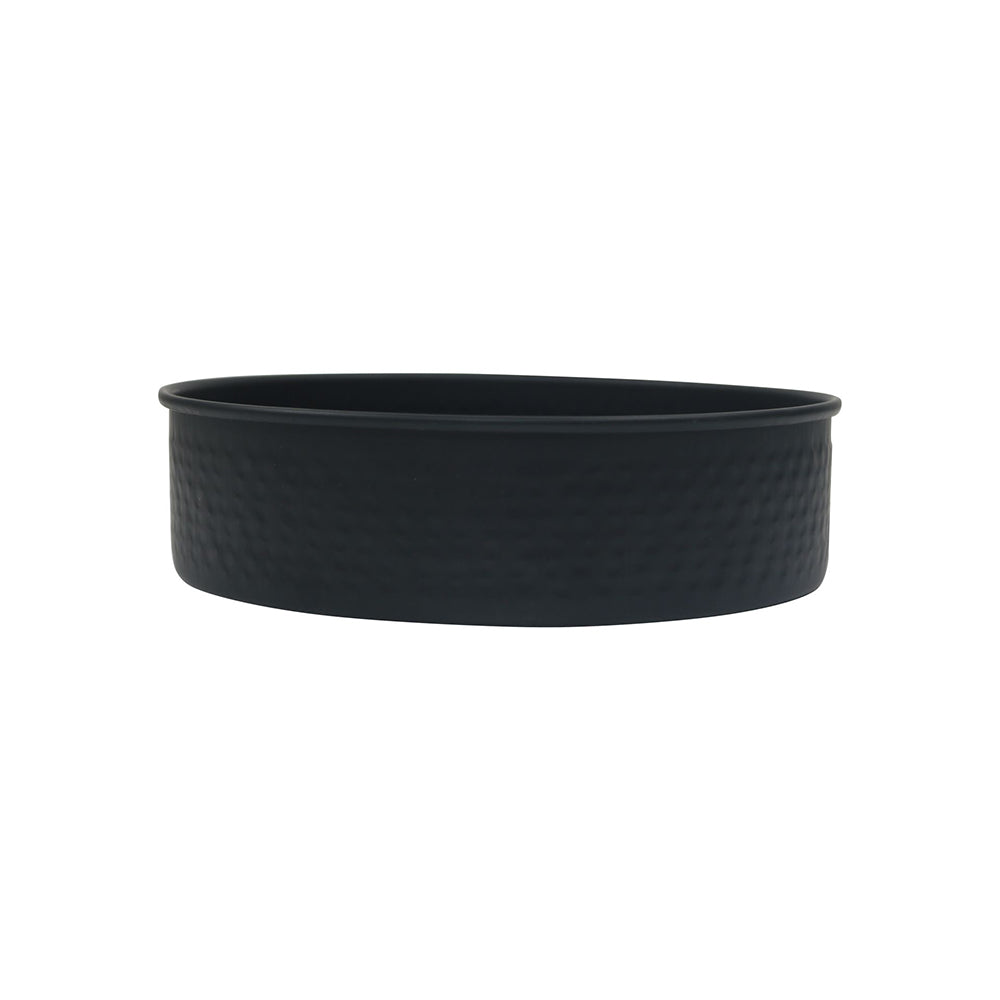 Husk Metal Serving Bowl - Black