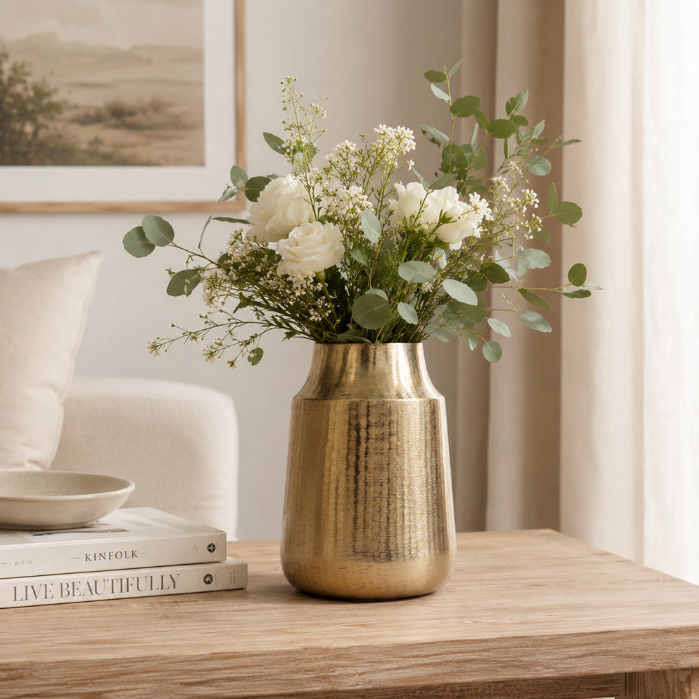 Metal Vase - Gold