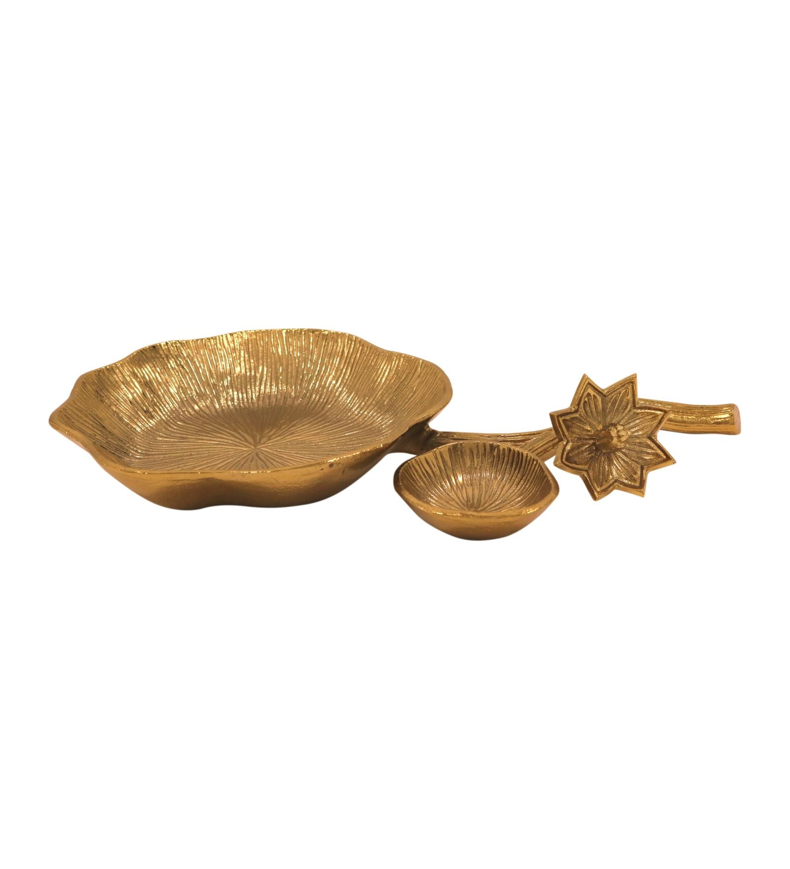 Velo Metal Serving Tray - Gold
