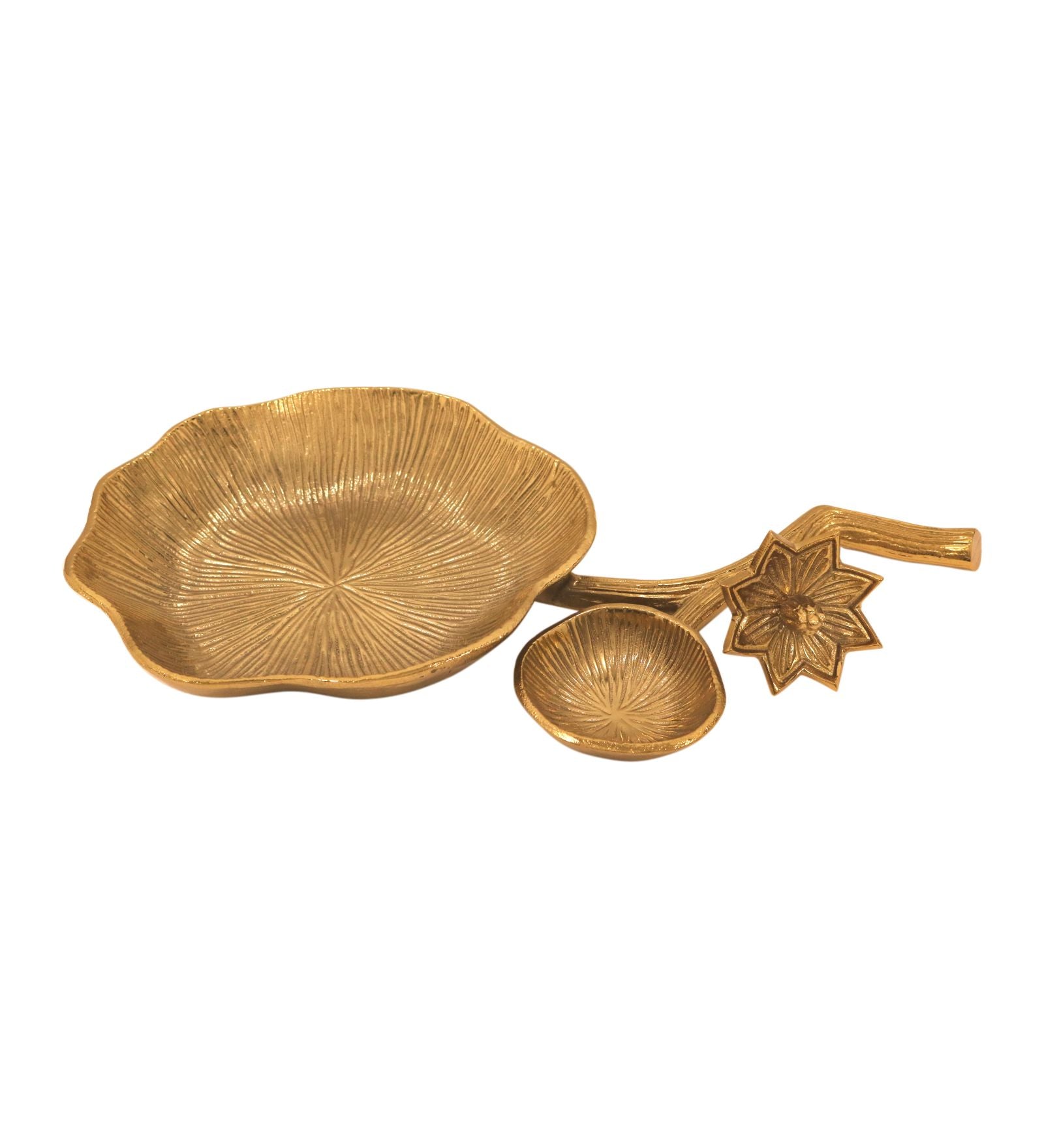 Velo Metal Serving Tray - Gold