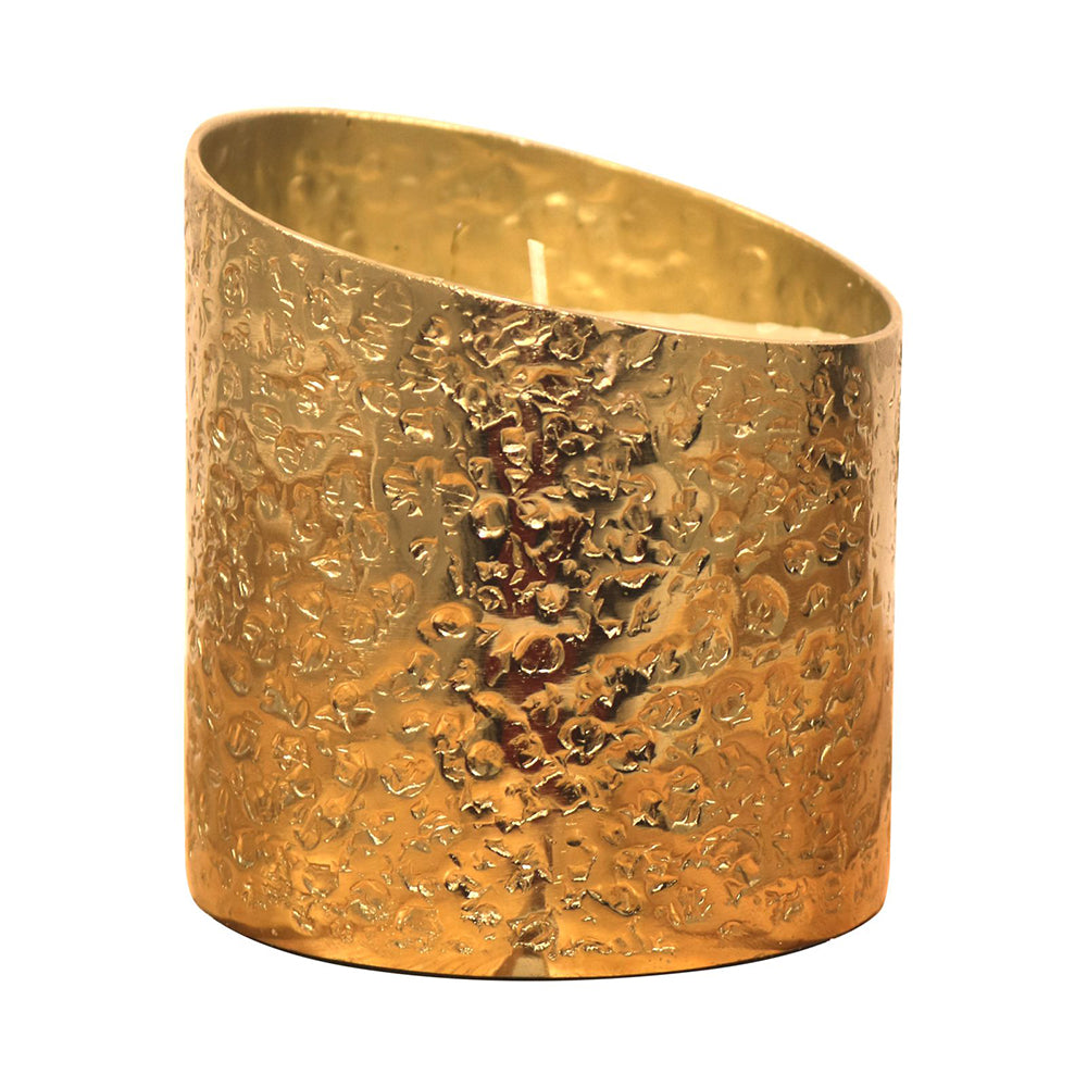 Iron Decorative Candle Holder With Wax