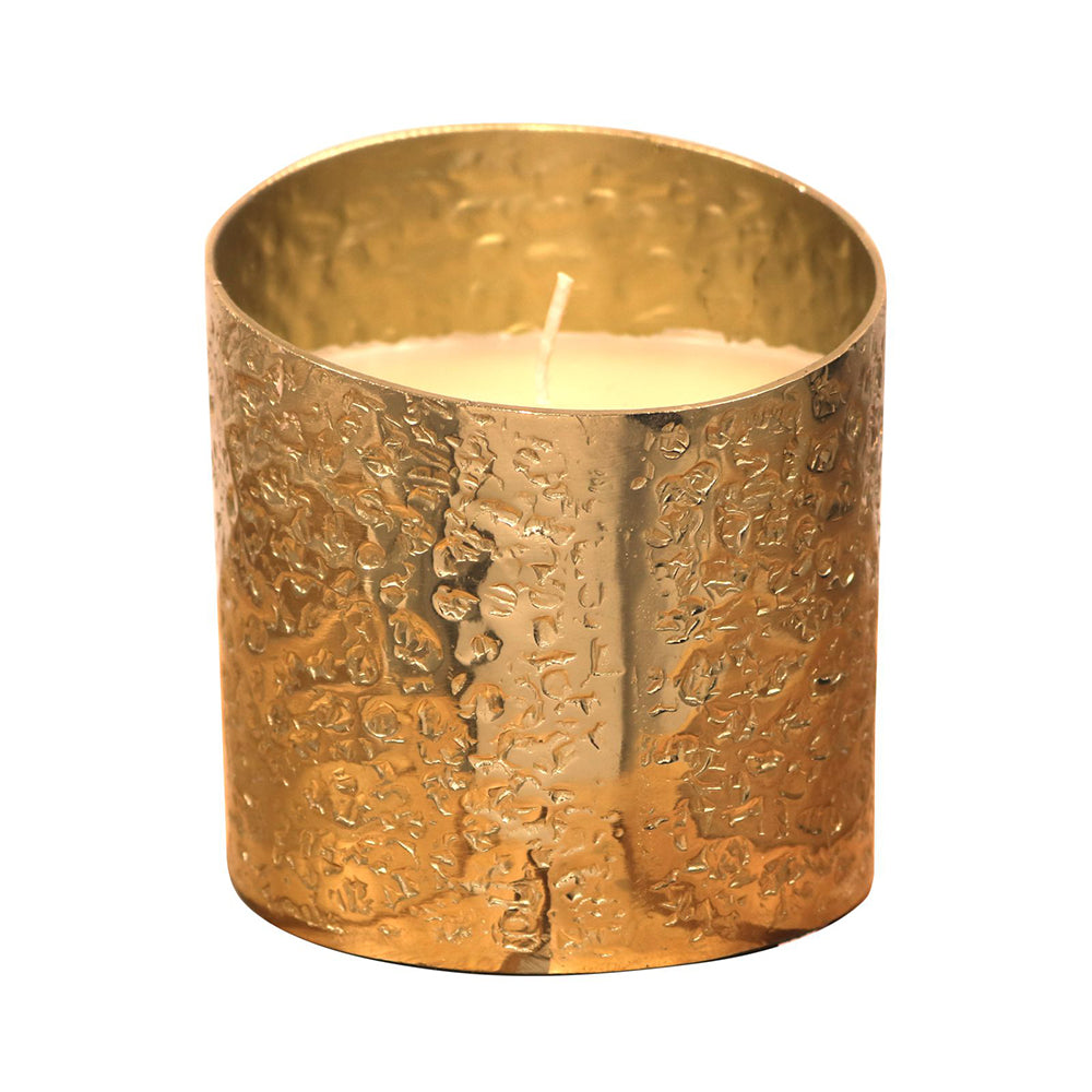 Iron Decorative Candle Holder With Wax