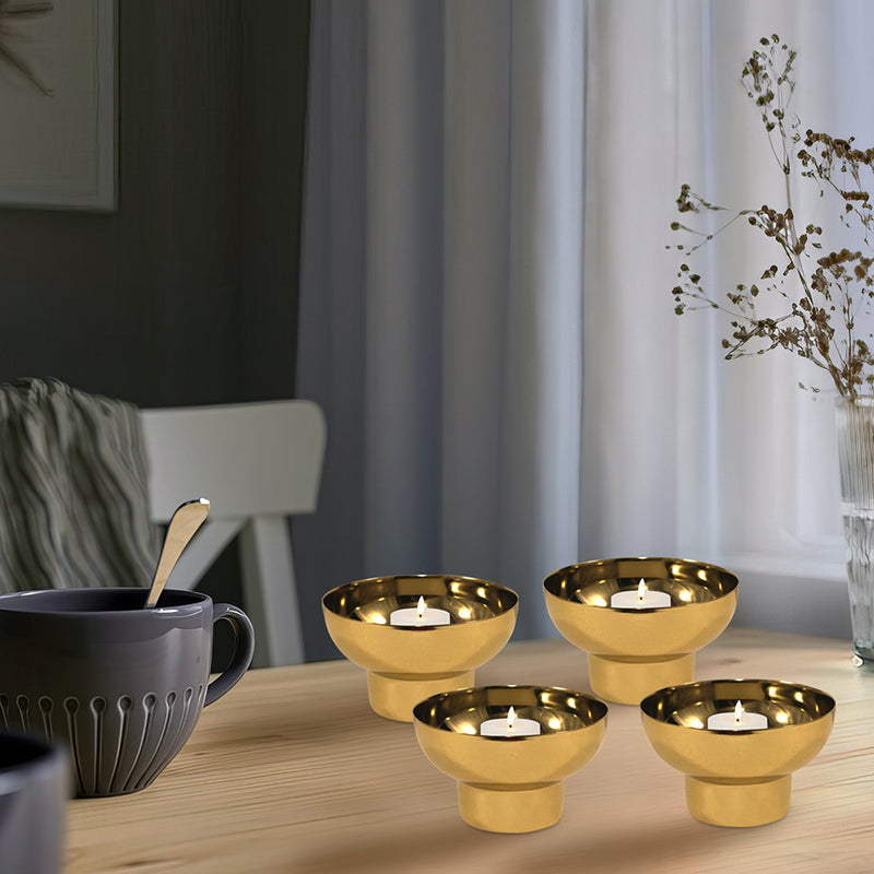 Iron Tea Light Holder Set Of 4