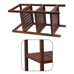 Wooden storage kitchen rack