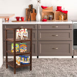 Wooden storage kitchen rack