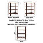 Wooden storage kitchen rack