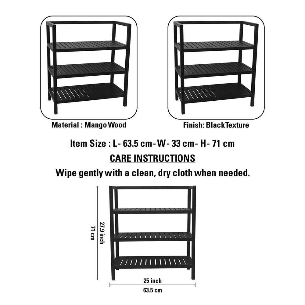 Wooden storage kitchen rack