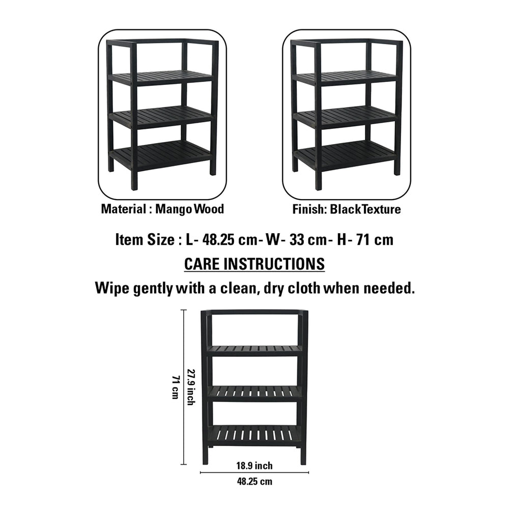 Wooden storage kitchen rack