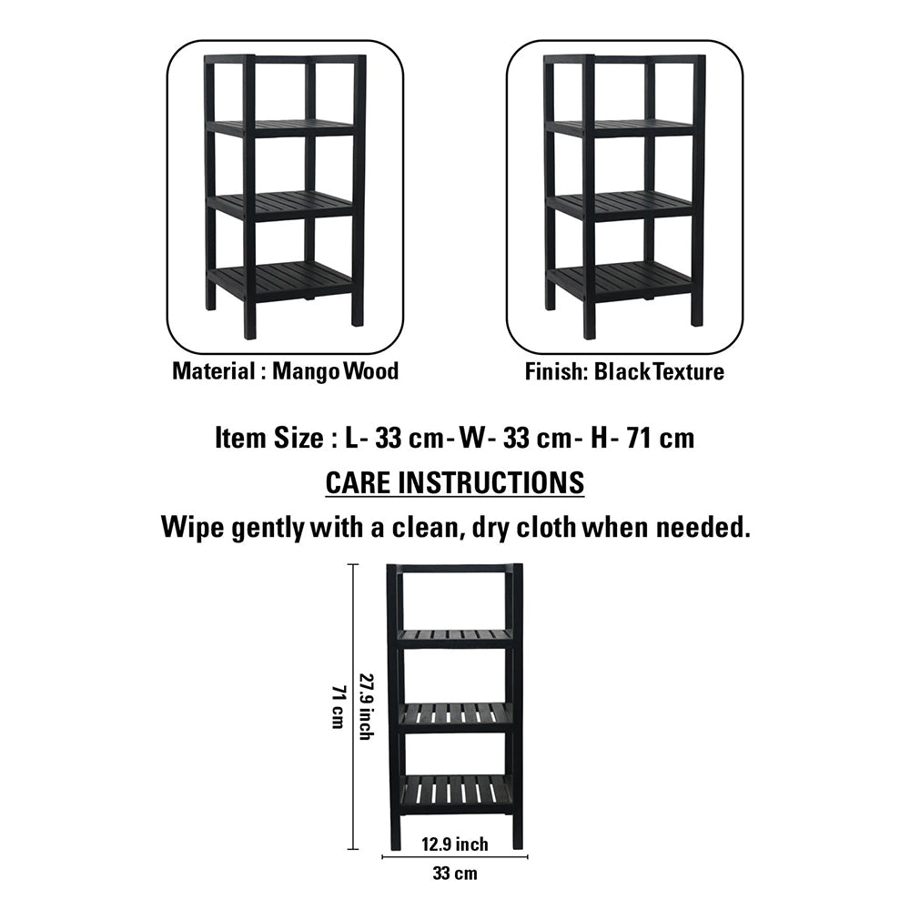 Wooden storage kitchen rack