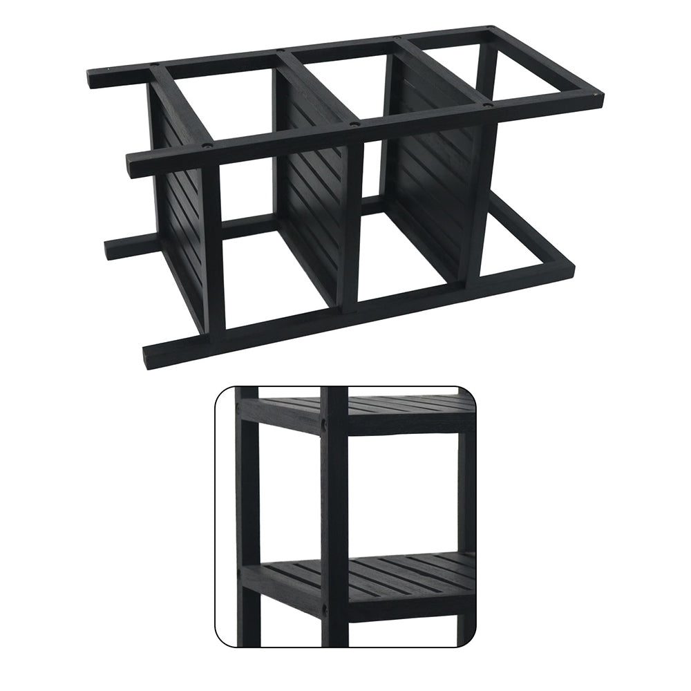 Wooden storage kitchen rack