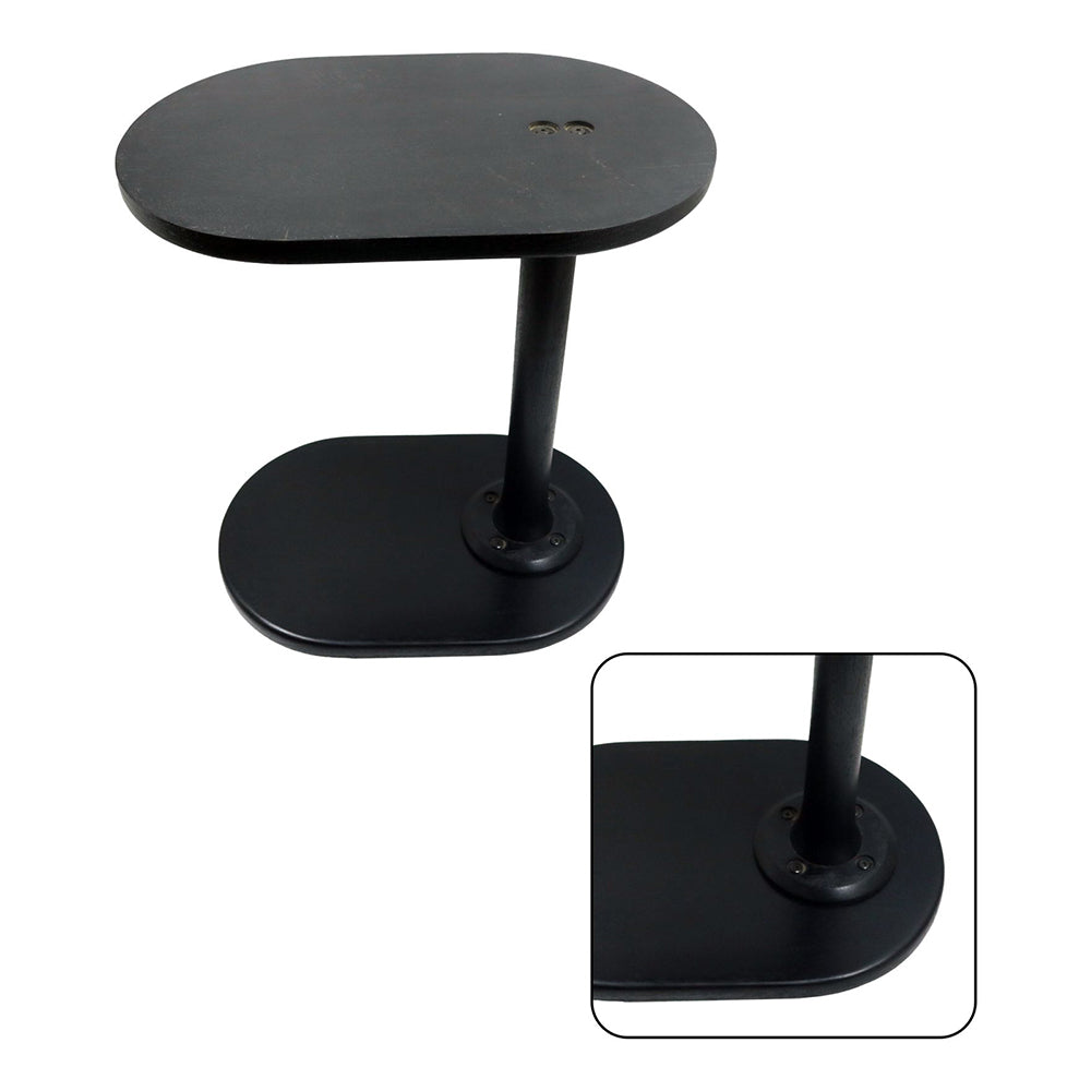 Moden Wooden Laptop Table - Black