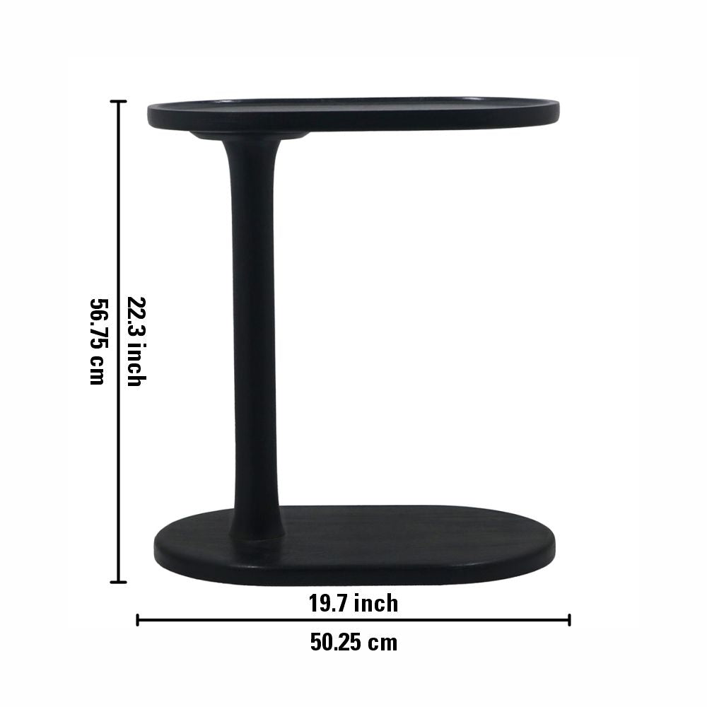 Moden Wooden Laptop Table - Black