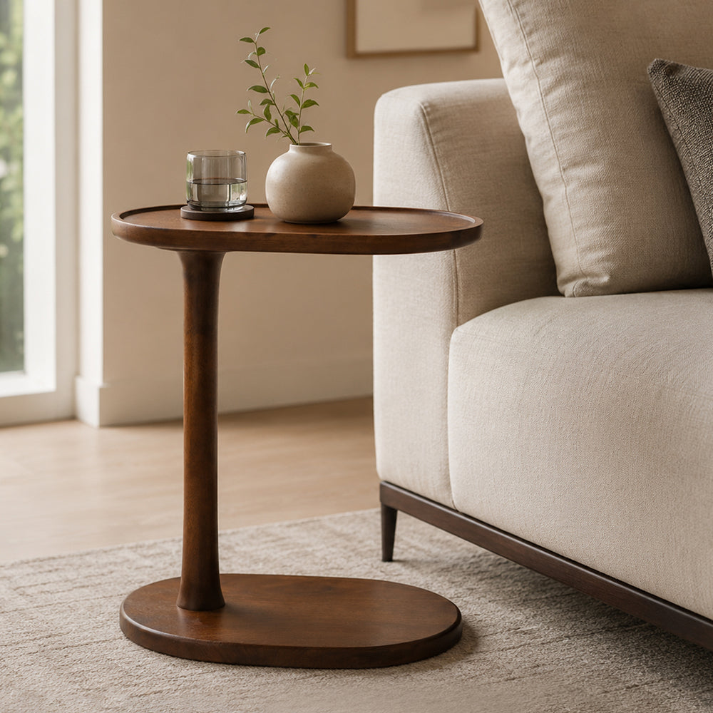 Moden Wooden Laptop Table - Black