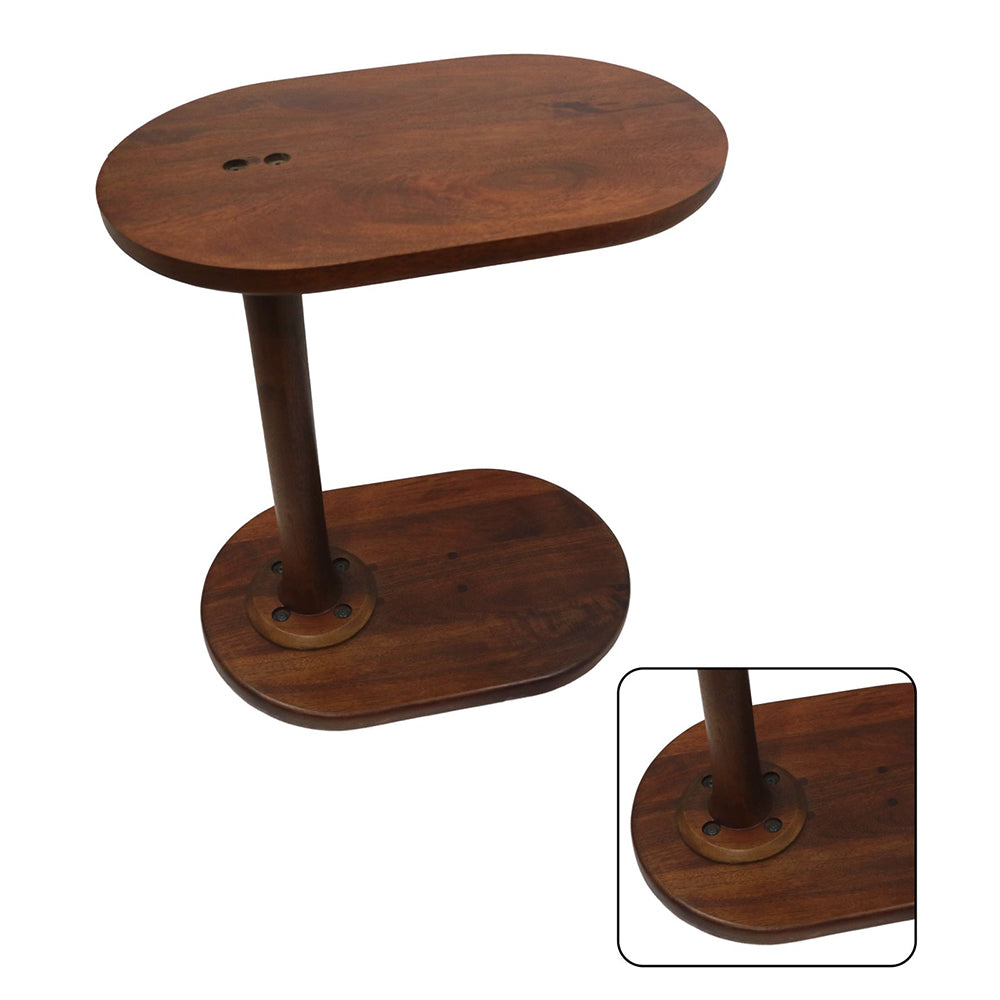 Moden Wooden Laptop Table - Black