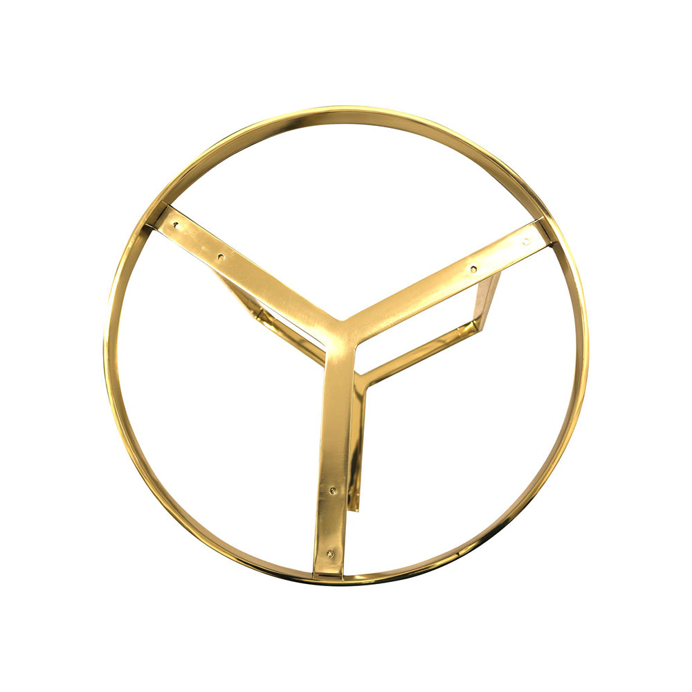 Floris Metal Side Table - Gold & Green