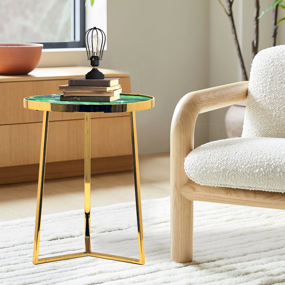 Metal Side Table For Living Room, Bedroom, Kitchen, Home, Balcony And Office