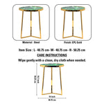 Metal Side Table For Living Room, Bedroom, Kitchen, Home, Balcony And Office