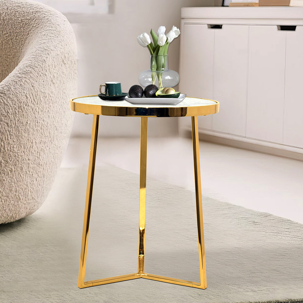 Metal Side Table For Living Room, Bedroom, Kitchen, Home, Balcony And Office