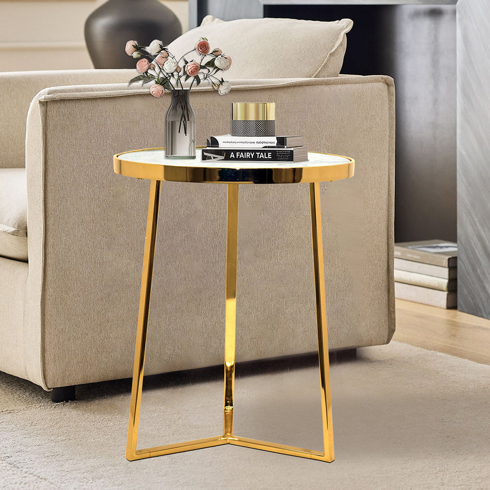 Metal Side Table For Living Room, Bedroom, Kitchen, Home, Balcony And Office