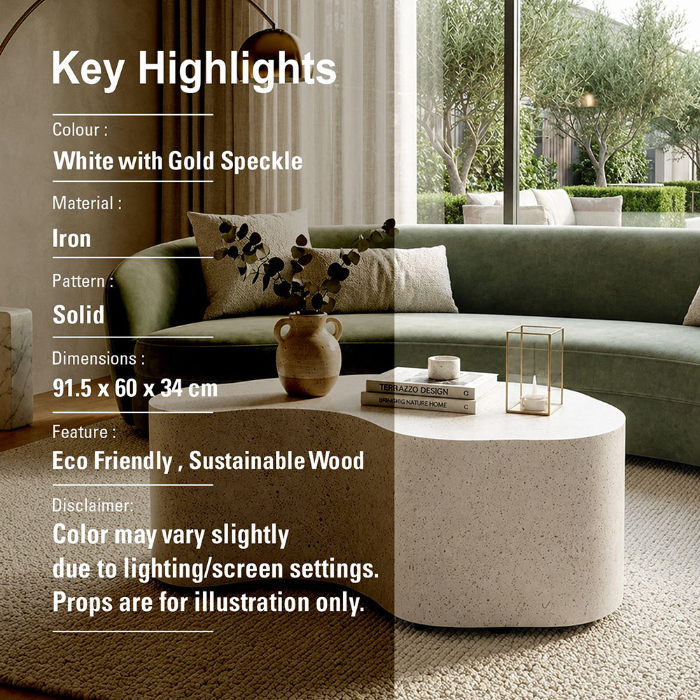 Echo Metal Coffee Table - Gold