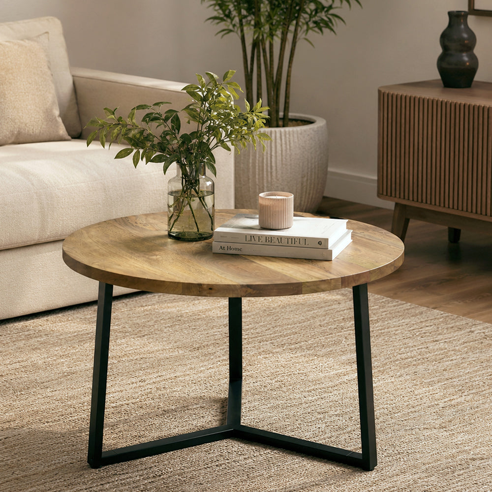 Trexo Wooden Coffee Table - Natural