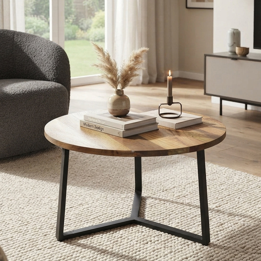 Trexo Wooden Coffee Table - Natural