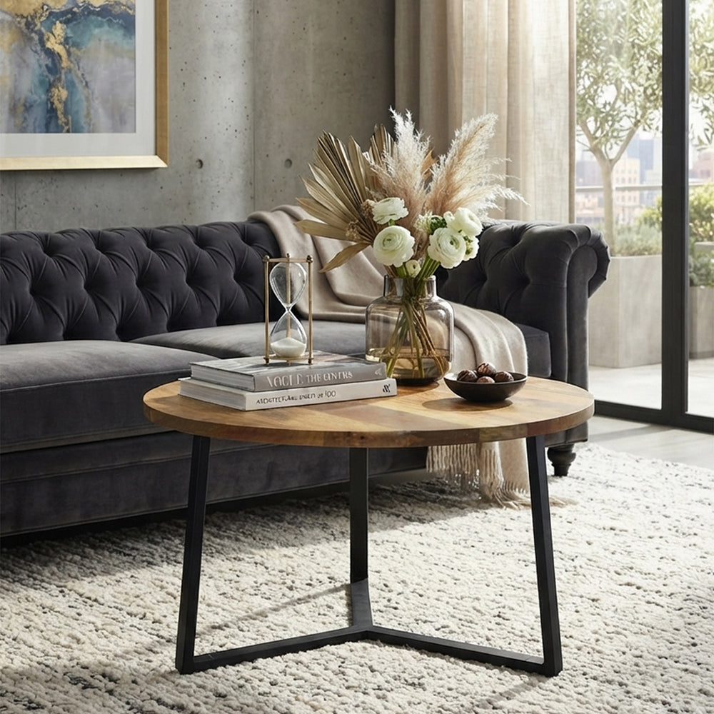 Trexo Wooden Coffee Table - Natural
