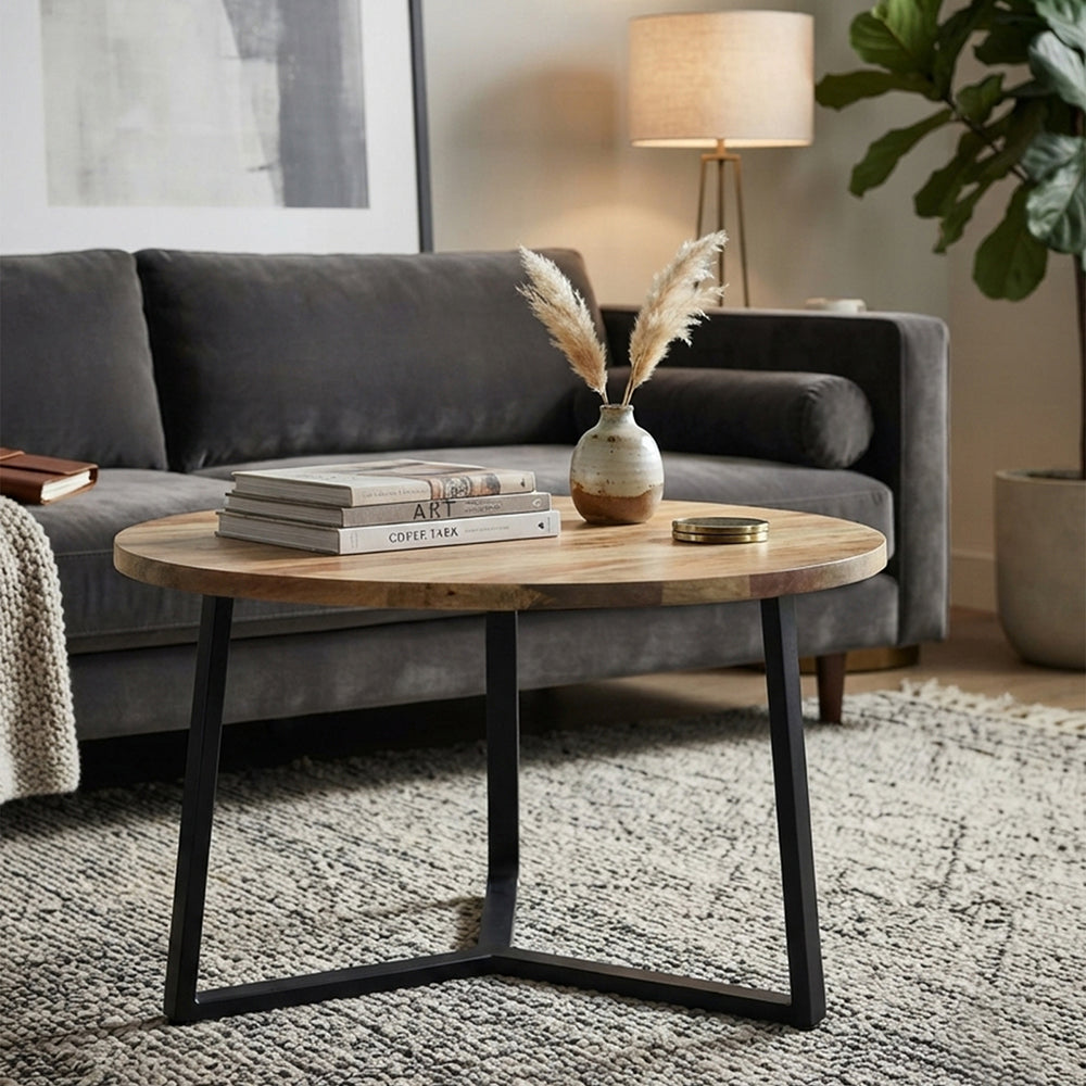 Trexo Wooden Coffee Table - Natural