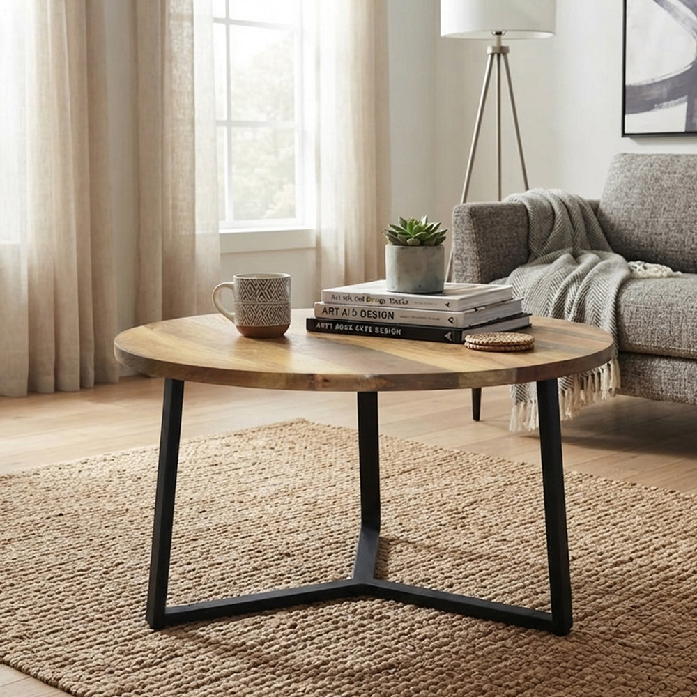 Trexo Wooden Coffee Table - Natural