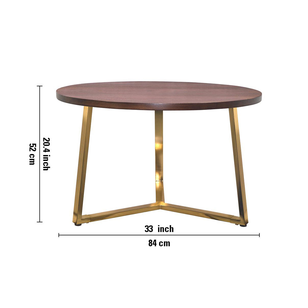 Trexo Wooden Coffee Table - Walnut