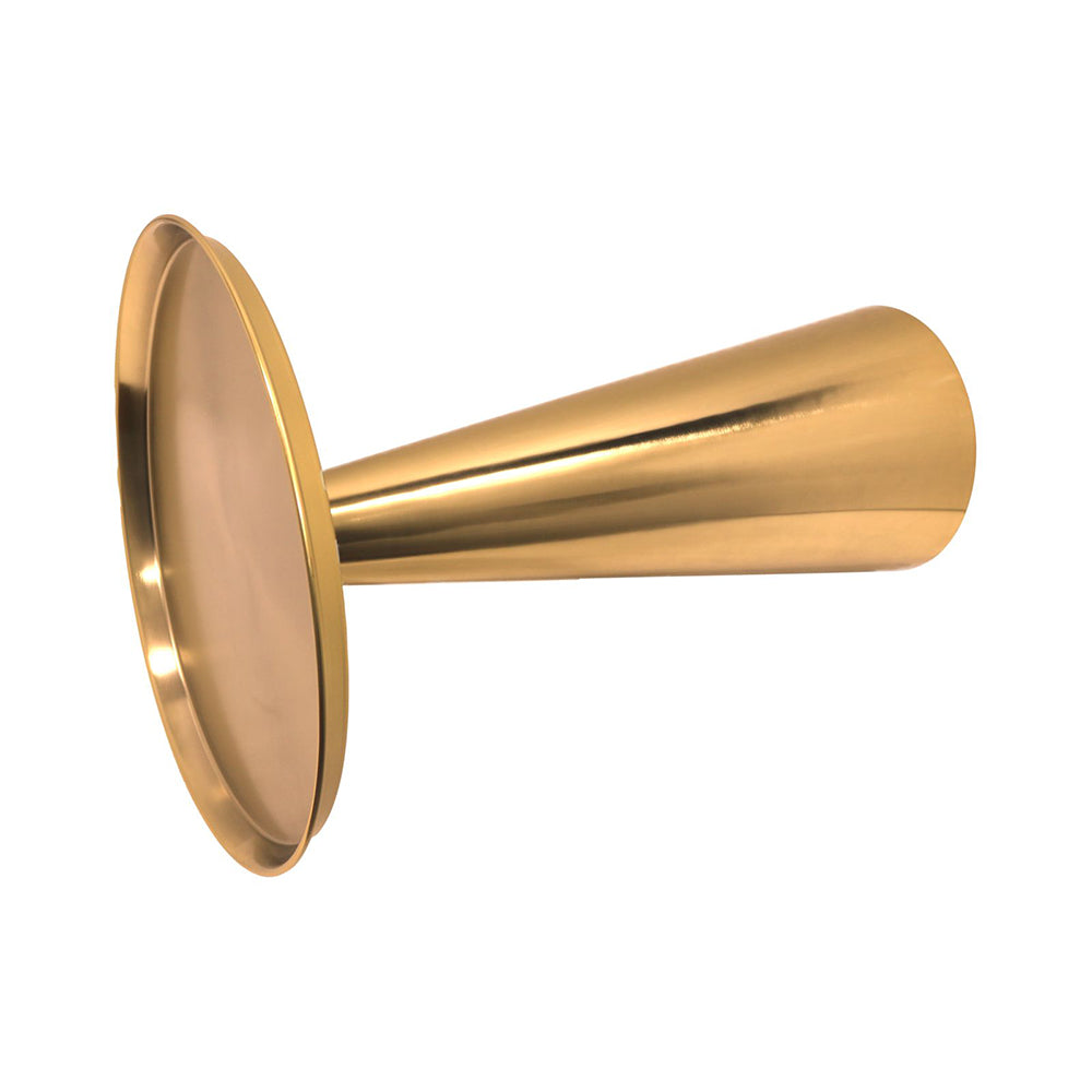 Steel Designer Metal Cone Side Table For Indoor, Outdoor, Home And Office