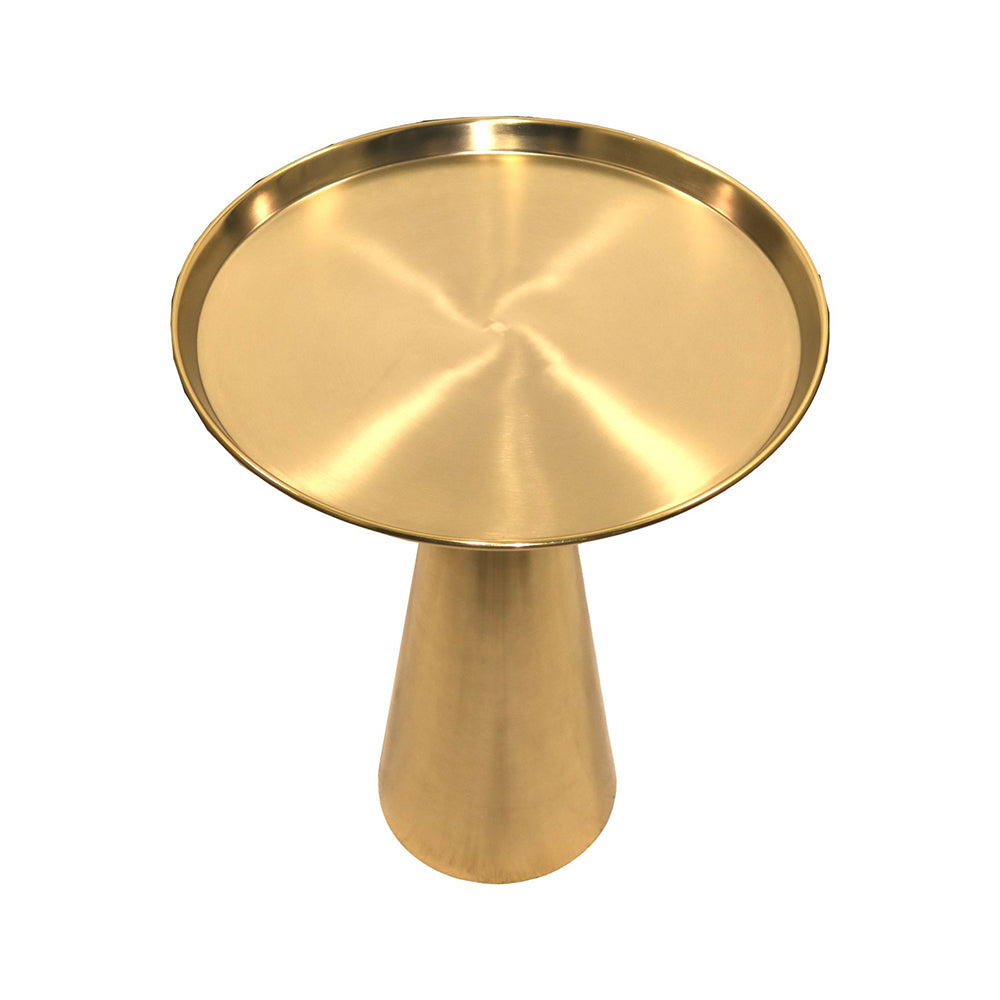 Zylen Steel Side Table - Gold