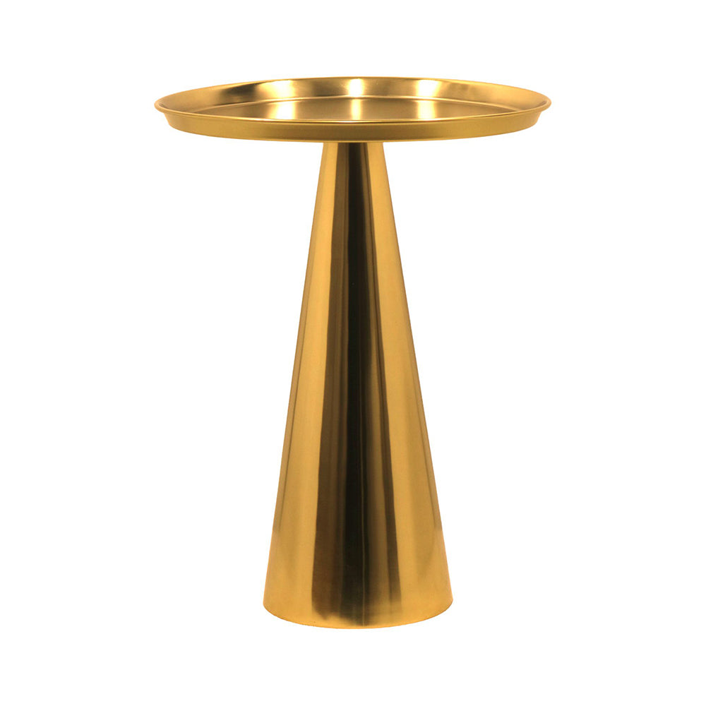 Zylen Steel Side Table - Gold