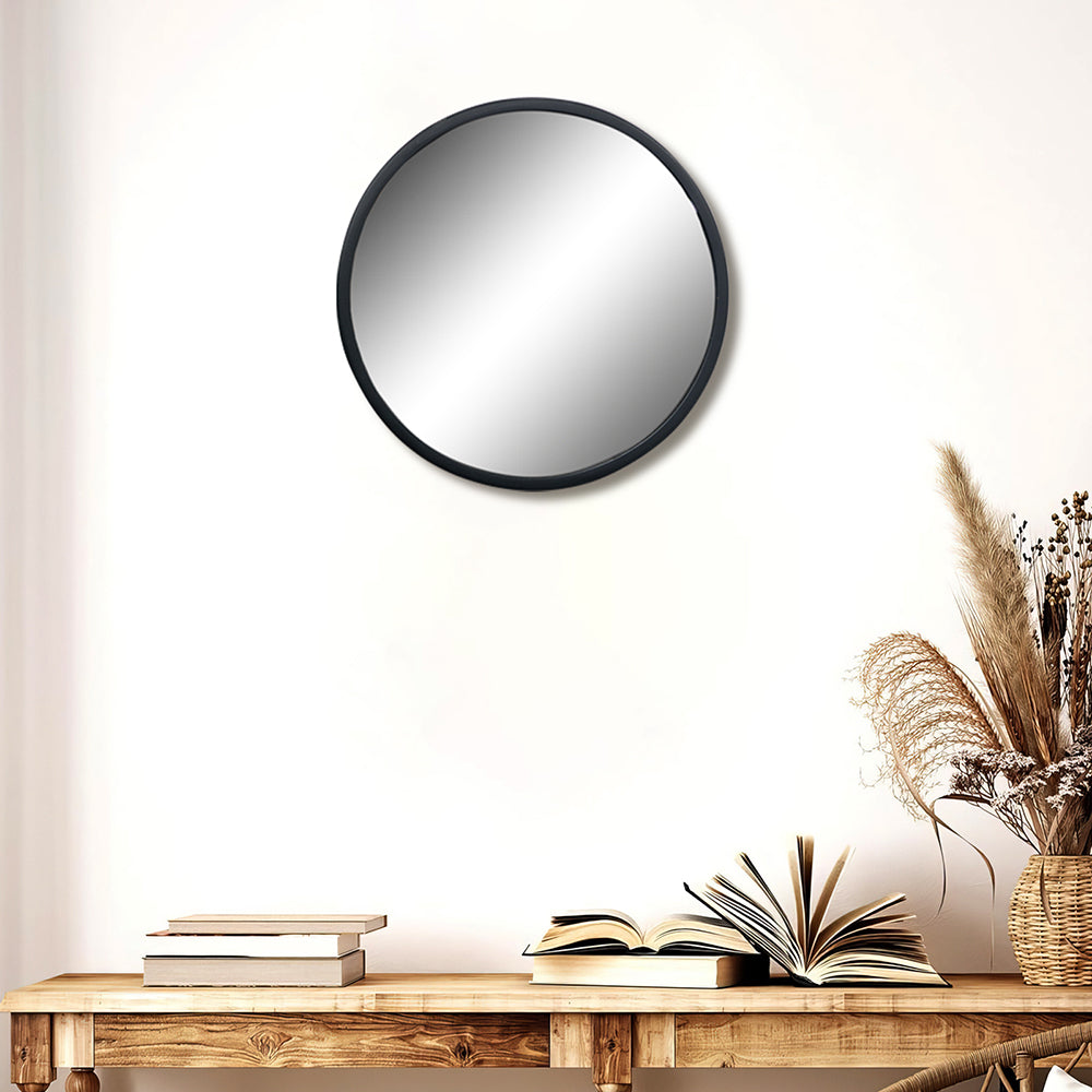 Black Decorative Hook Mirror