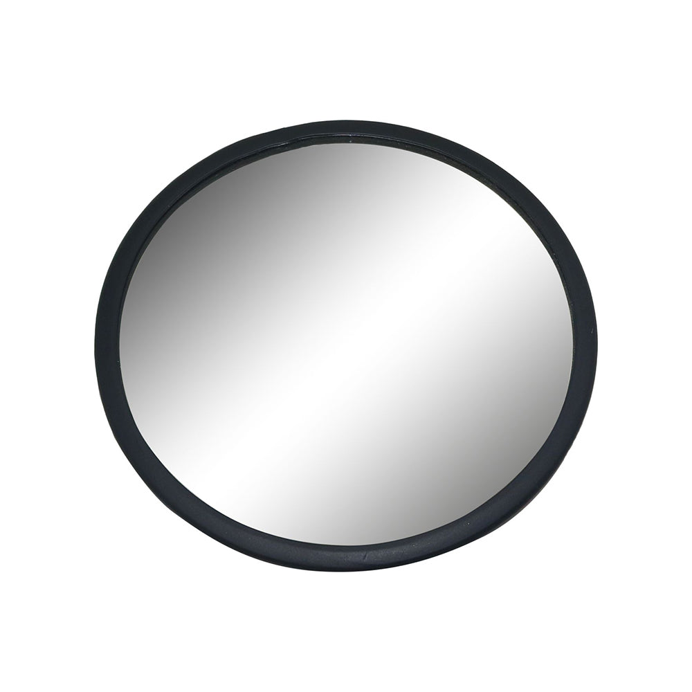 Wall Mirror With Metal Frame, Medium - Black