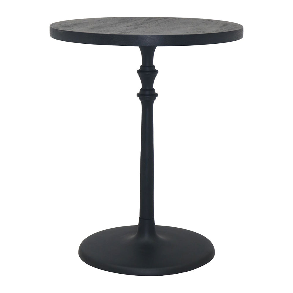 Wooden & Metal Side Table For Living Room, Bedroom, Kitchen, Home, Balcony And Office