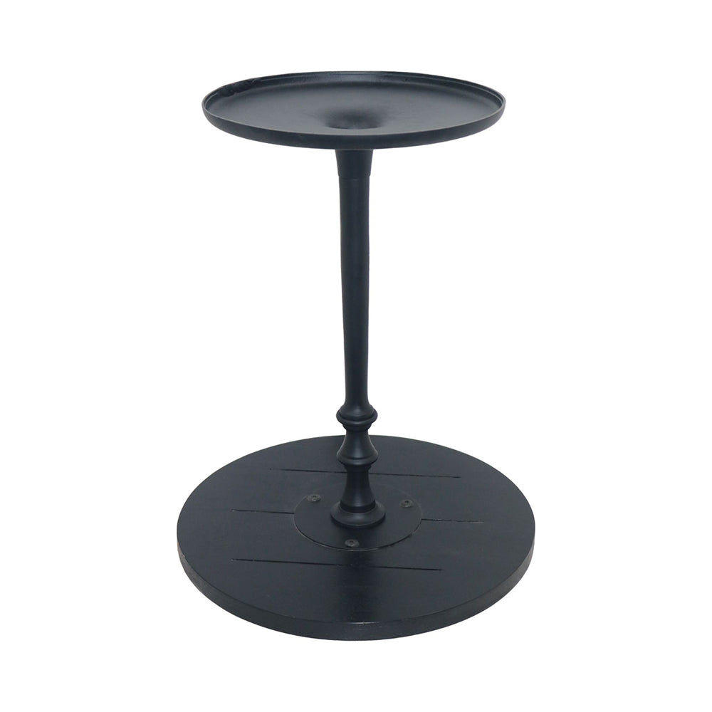 Wooden & Metal Side Table For Living Room, Bedroom, Kitchen, Home, Balcony And Office